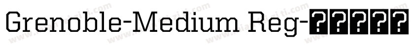 Grenoble-Medium Reg字体转换